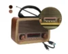 Radio AM FM Retrô Vintage Bluetooth MP3 USB Pen Drive Bivolt Recarregável Vale a Pena Análise Completa e Honesta