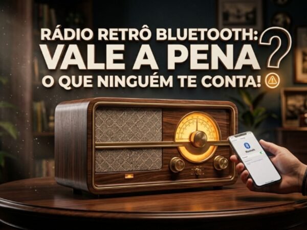 Rádio Retrô Bluetooth Vale a Pena O que Ninguém te Conta Antes de Comprar